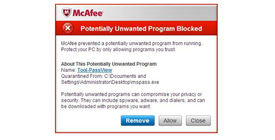 what is a potentially unwanted program