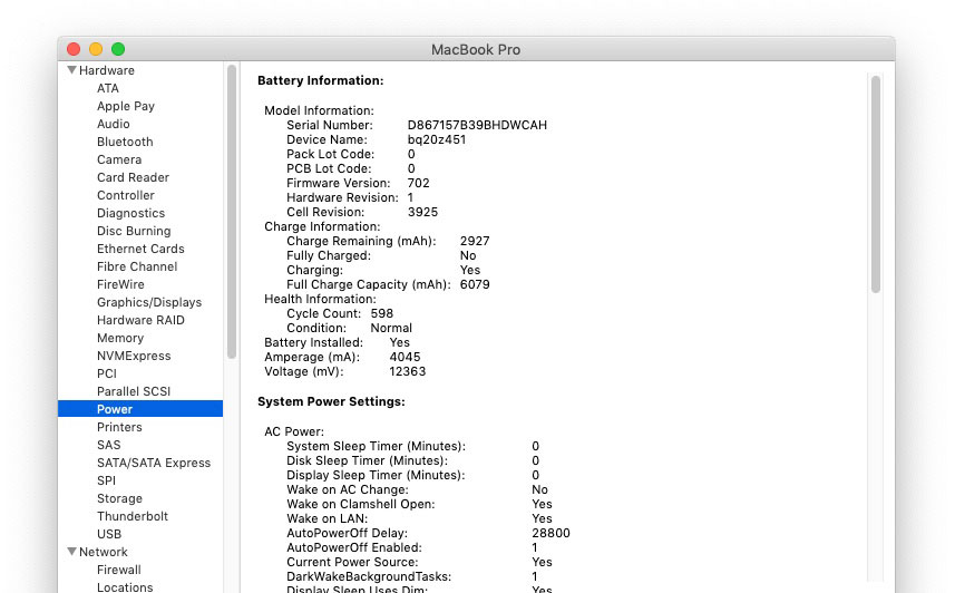 mac system information